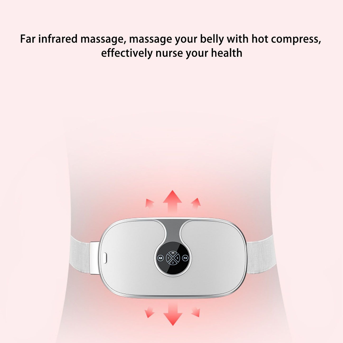 Menstrual Heating Pad Intelligent Charge 3 Temp Modes Vibration Massage Cordless Heating Pad for Women Belly V1294-YM0512-3117220251311