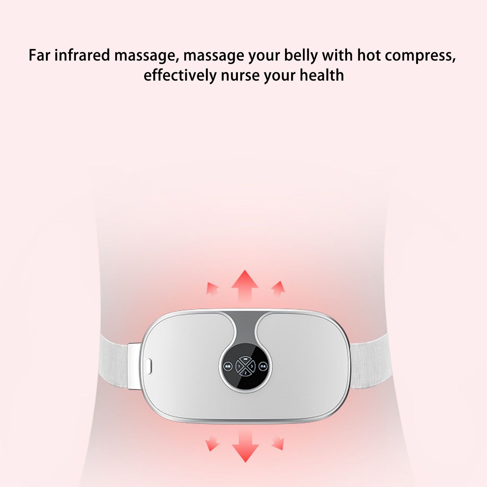 Menstrual Heating Pad Intelligent Charge 3 Temp Modes Vibration Massage Cordless Heating Pad for Women Belly V1294-YM0512-3117220251311