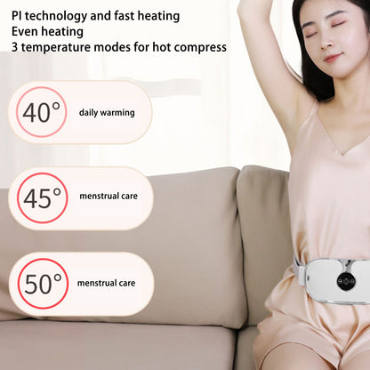 Menstrual Heating Pad Intelligent Charge 3 Temp Modes Vibration Massage Cordless Heating Pad for Women Belly V1294-YM0512-3117220251311