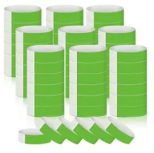 300pcs Synthetic Paper Wristbands Disposable Waterproof Paper Wrist Strap Event Wrist Bands for Amusement V1294-YM0512-3117220252411