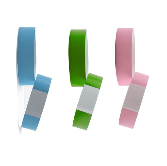 300pcs Synthetic Paper Wristbands Disposable Waterproof Paper Wrist Strap Event Wrist Bands for Amusement V1294-YM0512-3117220252412