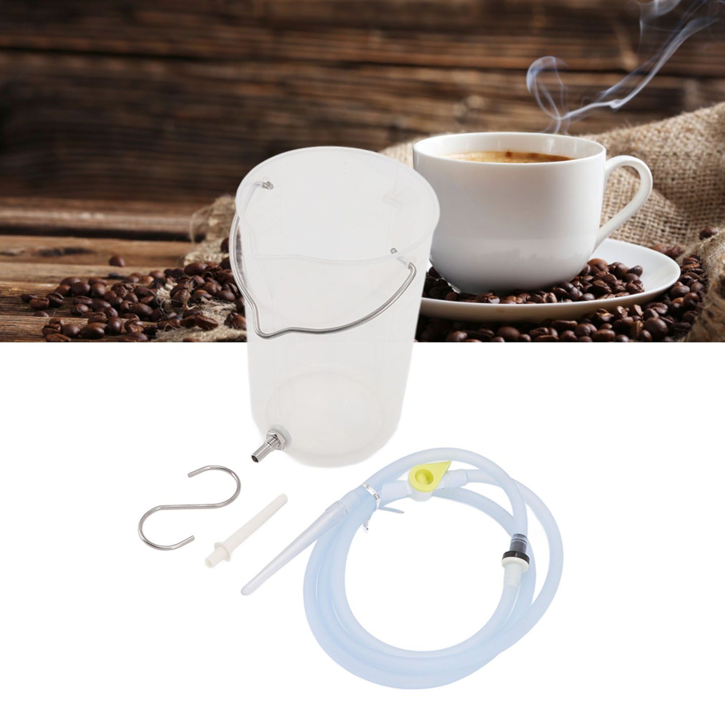 Coffee Enema Bucket 2L Plastic Portable Household Adjustable Flow Enema Set for Constipation Relief V1294-YM0512-3117220252511