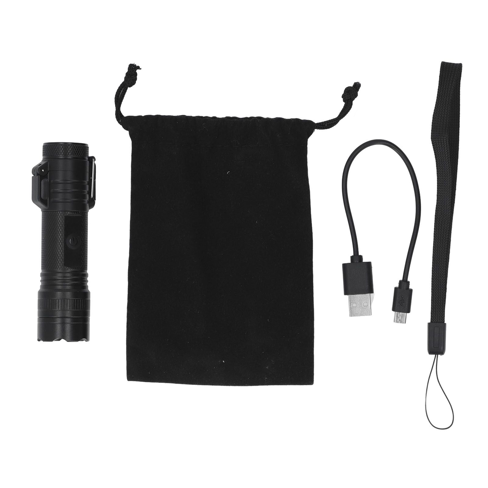 Flashlight Lighter USB Charging IP56 Waterproof High Brightness 3 Lighting Modes V1294-YM0512-3117220253311