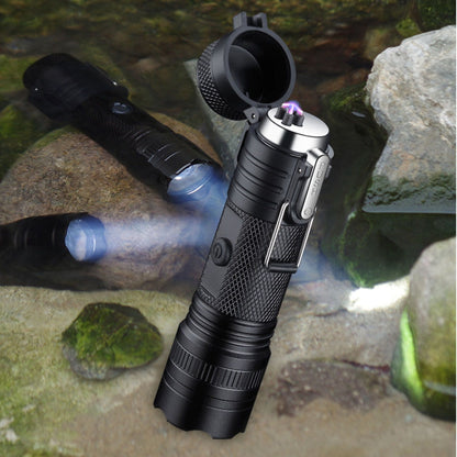 Flashlight Lighter USB Charging IP56 Waterproof High Brightness 3 Lighting Modes V1294-YM0512-3117220253311