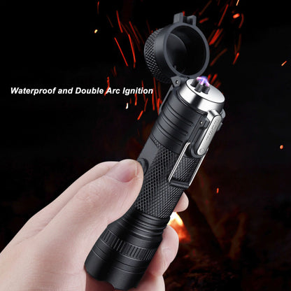 Flashlight Lighter USB Charging IP56 Waterproof High Brightness 3 Lighting Modes V1294-YM0512-3117220253311