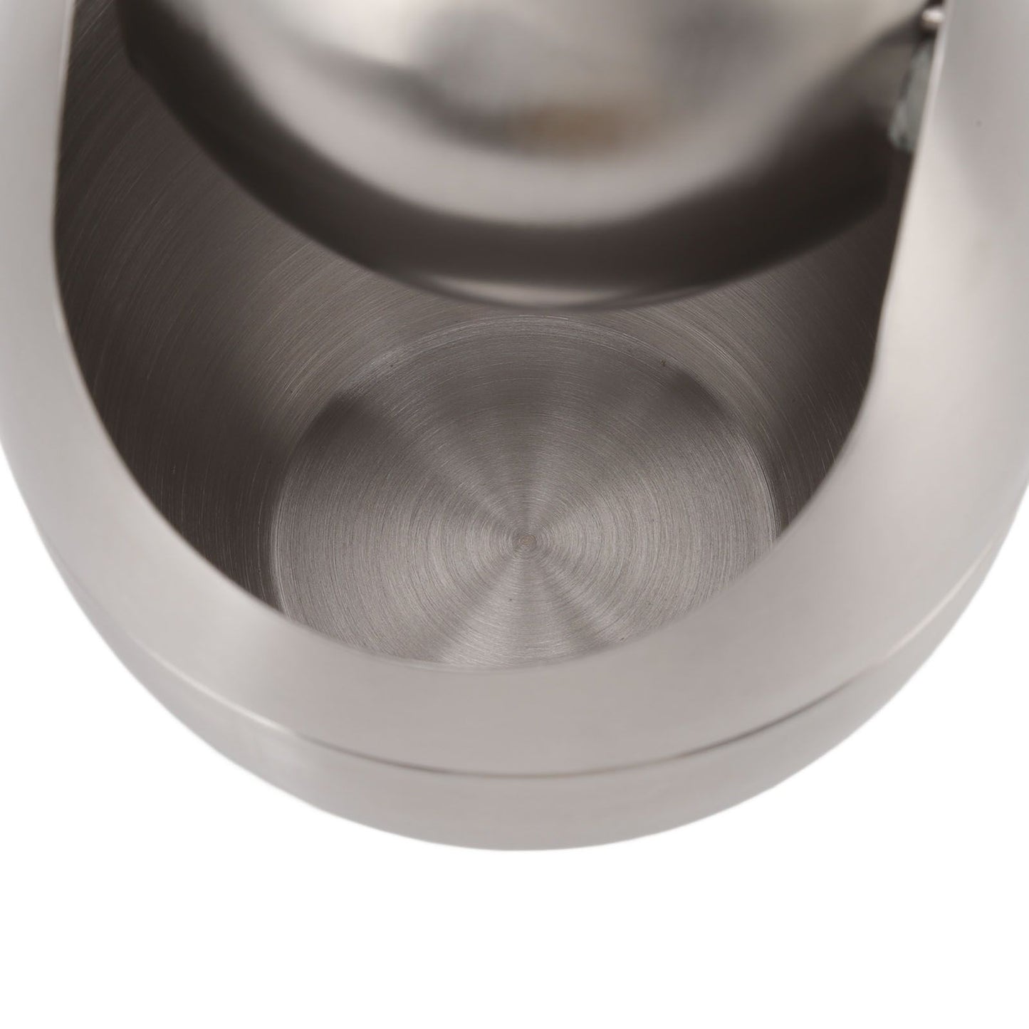 Desktop Trash Can Stainless Steel Egg Shape Mini Countertop Waste Bin with Swing Lid for Bathroom Bedroom V1294-YM0512-3117220254311