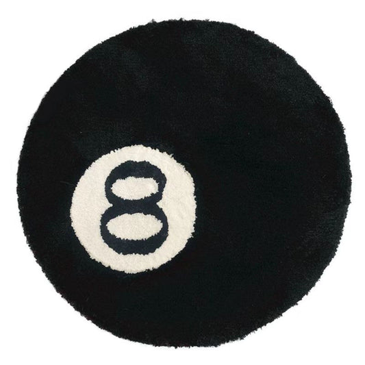 Living Room Flocked Carpet Anti Slip Sofa Table Floor Mat Dirt Resistant Bedroom Bedside Pad Black V1294-YM0512-3117220255611