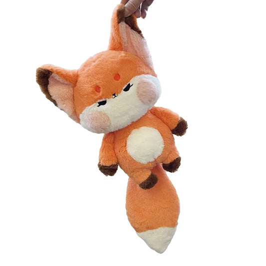 Fox Doll Cute Style Soft Plush Material Stuffed Cartoon Animal Toy for Kids Birthday Present Orange Full V1294-YM0512-3117220256011
