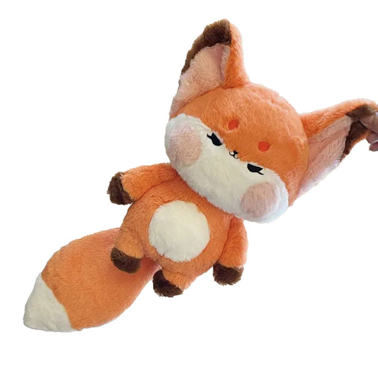 Fox Doll Cute Style Soft Plush Material Stuffed Cartoon Animal Toy for Kids Birthday Present Orange Full V1294-YM0512-3117220256011