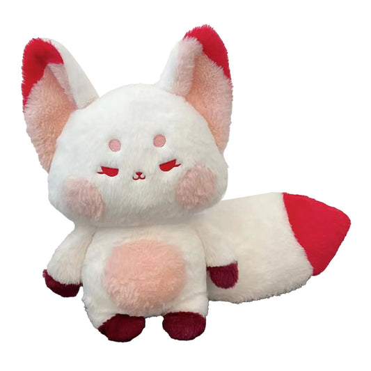 Fox Doll Cute Style Soft Plush Material Stuffed Cartoon Animal Toy for Kids Birthday Present Red Pink Full V1294-YM0512-3117220256013