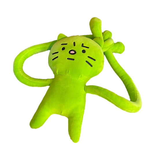 Plush Toy Shoulder Bag Cartoon Long Arm Anxiety Kitty Plush Purse Bag for Shopping Traveling V1294-YM0512-3117220256111
