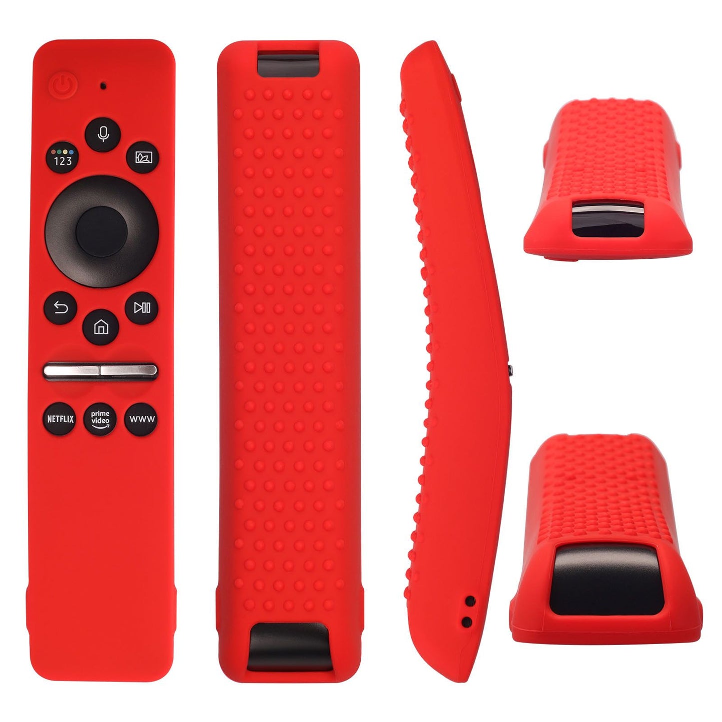 Silicone Protective Cover Case for Samsung Smart TV Remote Control BN59 01259E 1259B 1312A 1312B Red V1294-YM0512-3117220257911