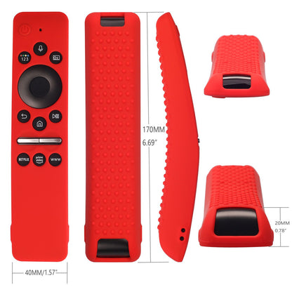 Silicone Protective Cover Case for Samsung Smart TV Remote Control BN59 01259E 1259B 1312A 1312B Red V1294-YM0512-3117220257911