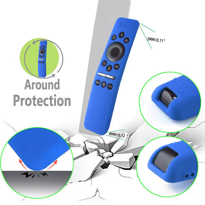 Silicone Protective Cover Case for Samsung Smart TV Remote Control BN59 01259E 1259B 1312A 1312B Blue V1294-YM0512-3117220257912