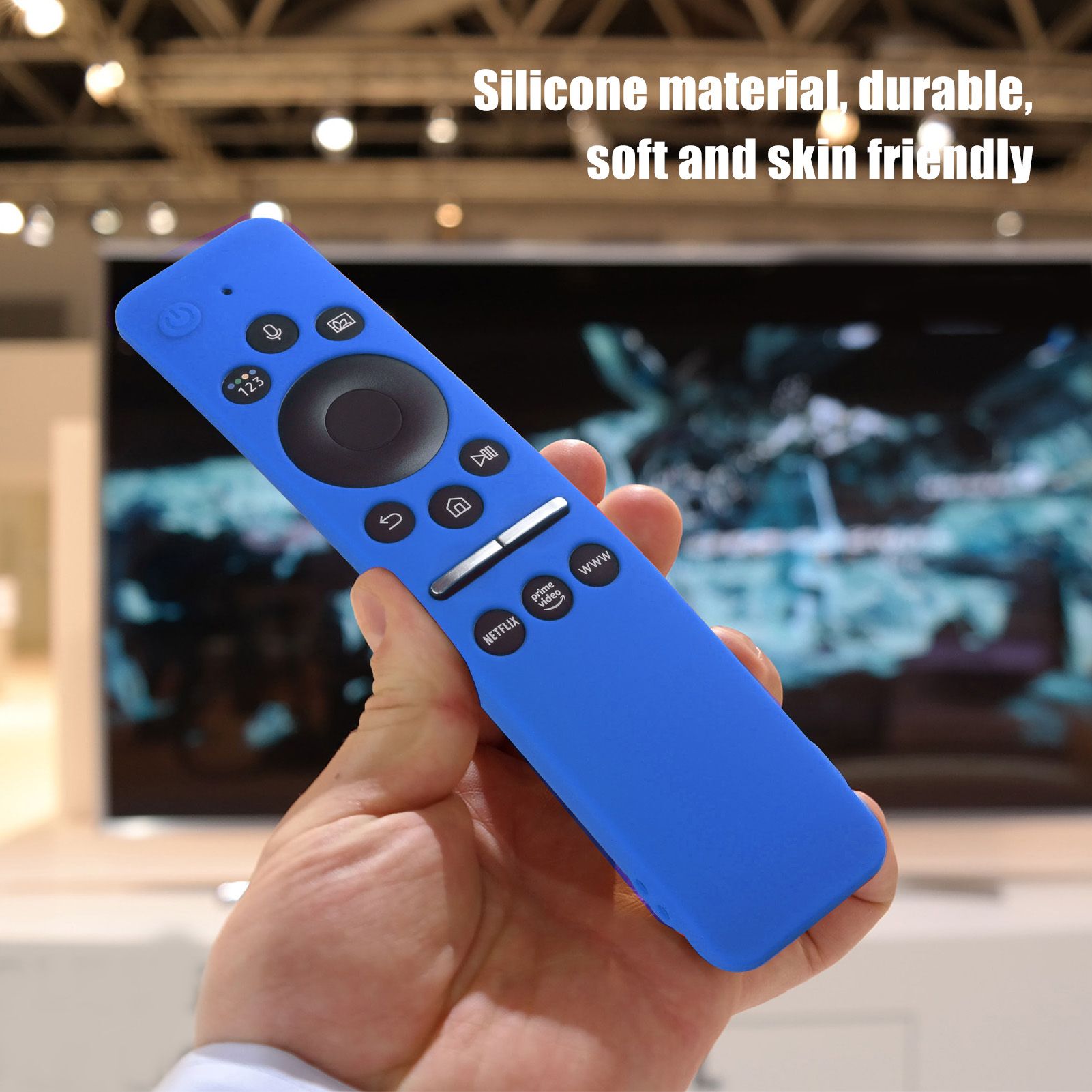 Silicone Protective Cover Case for Samsung Smart TV Remote Control BN59 01259E 1259B 1312A 1312B Blue V1294-YM0512-3117220257912