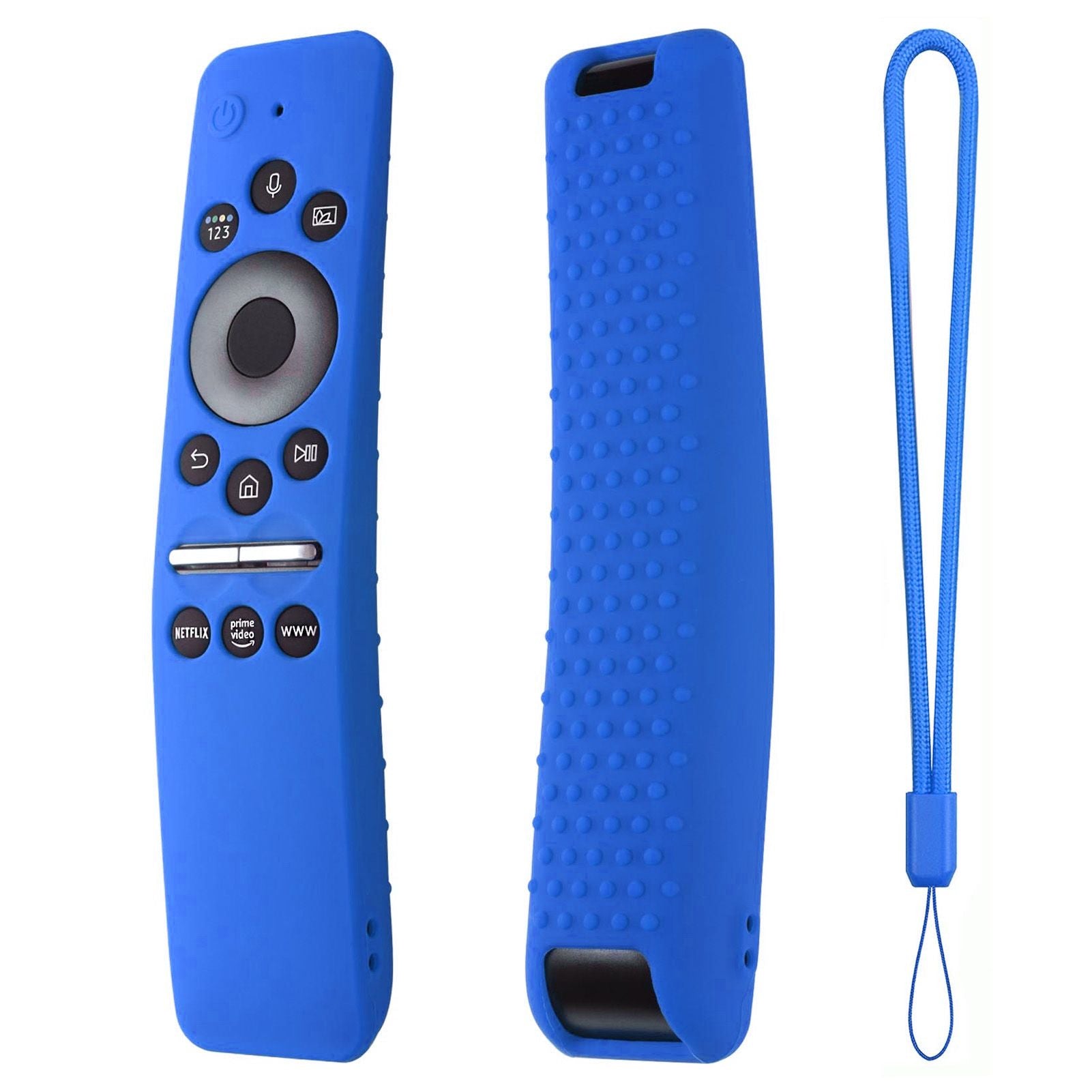 Silicone Protective Cover Case for Samsung Smart TV Remote Control BN59 01259E 1259B 1312A 1312B Blue V1294-YM0512-3117220257912