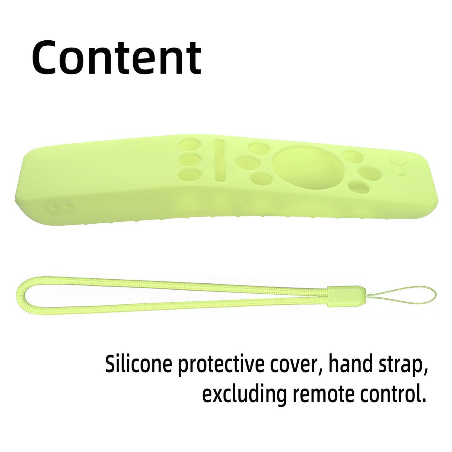 Silicone Protective Cover Case for Samsung Smart TV Remote Control BN59 01259E 1259B 1312A 1312B Fluorescent V1294-YM0512-3117220257913