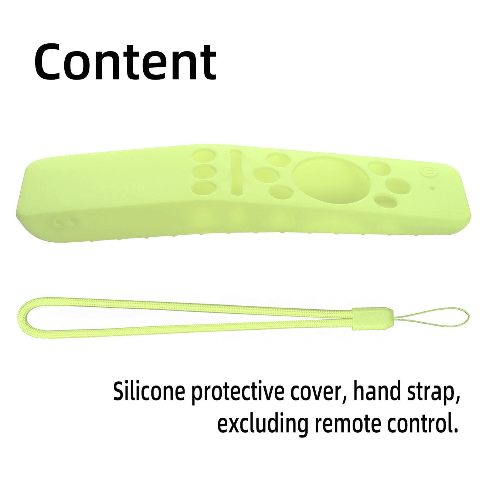 Silicone Protective Cover Case for Samsung Smart TV Remote Control BN59 01259E 1259B 1312A 1312B Fluorescent V1294-YM0512-3117220257913