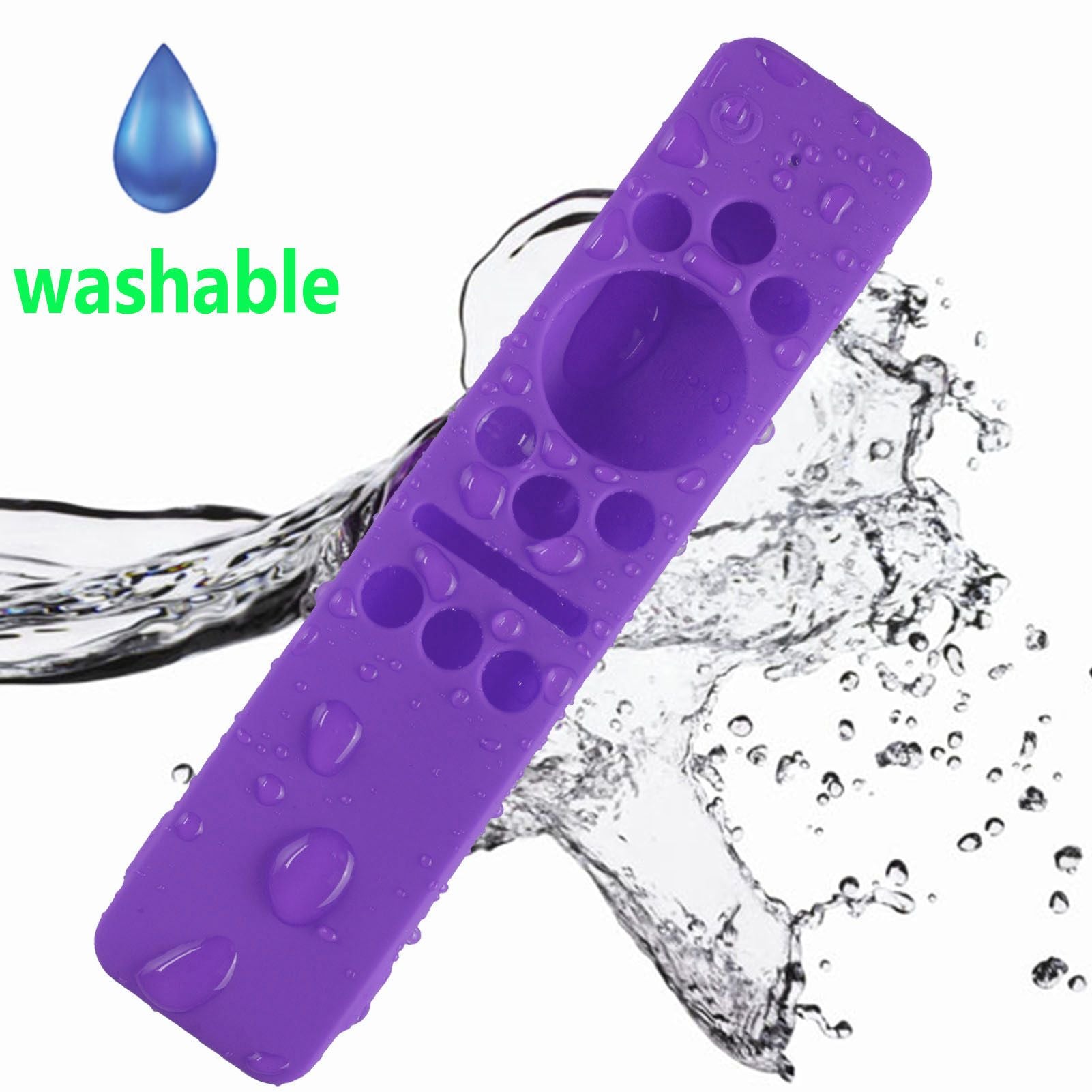Silicone Protective Cover Case for Samsung Smart TV Remote Control BN59 01259E 1259B 1312A 1312B Purple V1294-YM0512-3117220257914