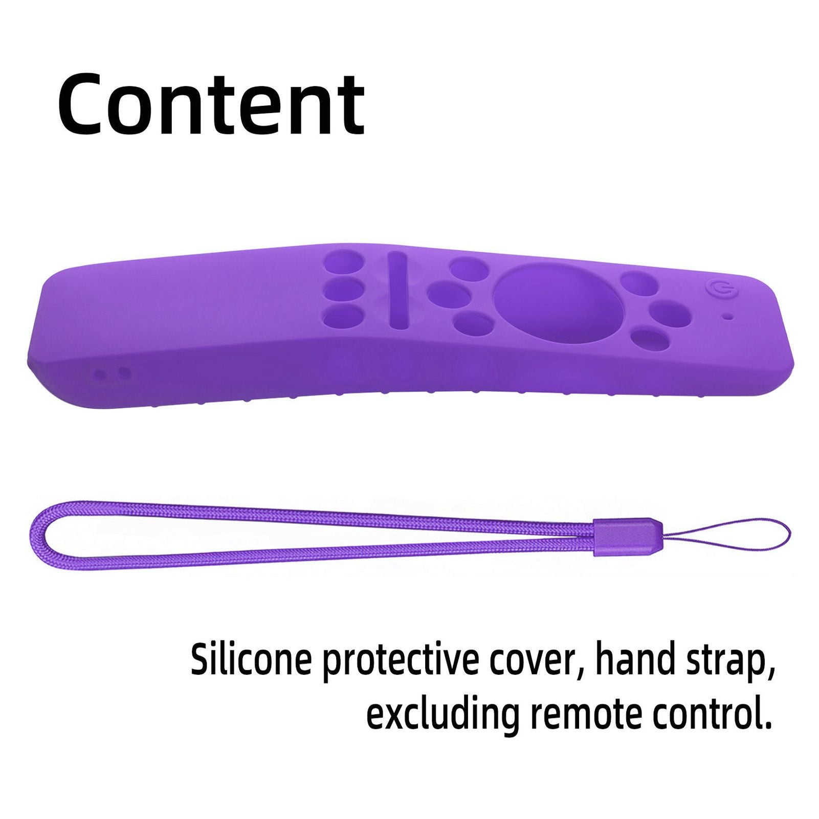 Silicone Protective Cover Case for Samsung Smart TV Remote Control BN59 01259E 1259B 1312A 1312B Purple V1294-YM0512-3117220257914