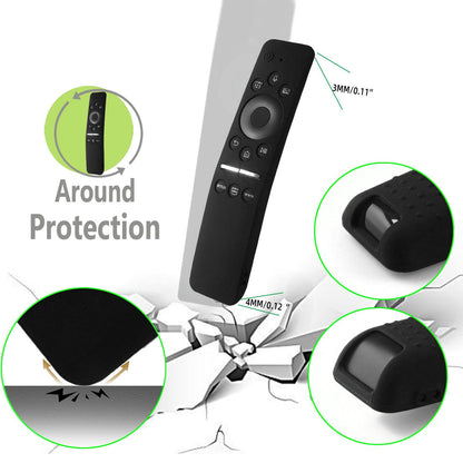 Silicone Protective Cover Case for Samsung Smart TV Remote Control BN59 01259E 1259B 1312A 1312B Black V1294-YM0512-3117220257915