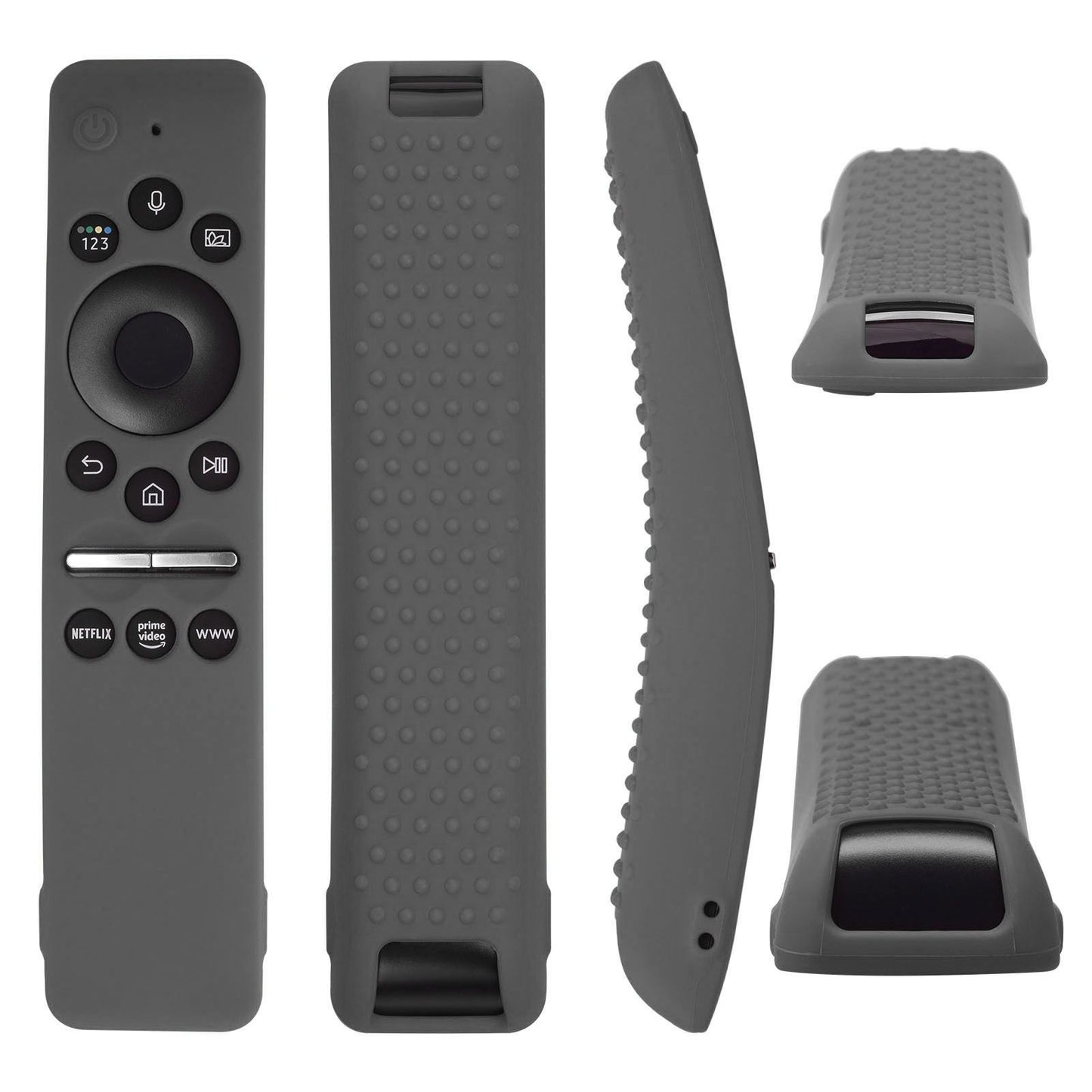 Silicone Protective Cover Case for Samsung Smart TV Remote Control BN59 01259E 1259B 1312A 1312B Gray V1294-YM0512-3117220257916