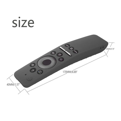 Silicone Protective Cover Case for Samsung Smart TV Remote Control BN59 01259E 1259B 1312A 1312B Gray V1294-YM0512-3117220257916