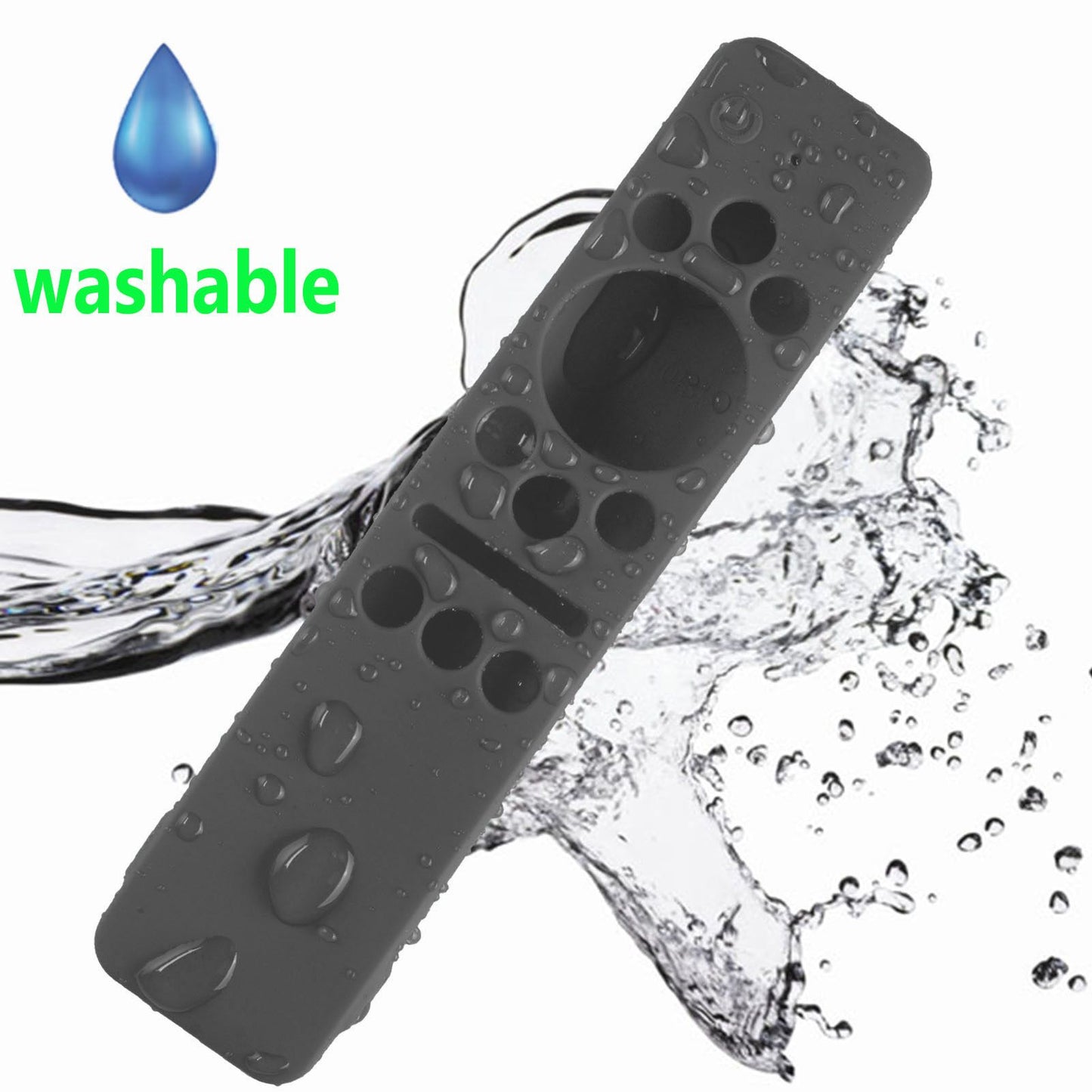 Silicone Protective Cover Case for Samsung Smart TV Remote Control BN59 01259E 1259B 1312A 1312B Gray V1294-YM0512-3117220257916