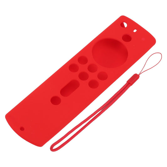 Silicone Protective Case for Fire TV Stick 4K 2018 Remote Control Shockproof Anti Slip Protective Cover Red V1294-YM0512-3117220258011