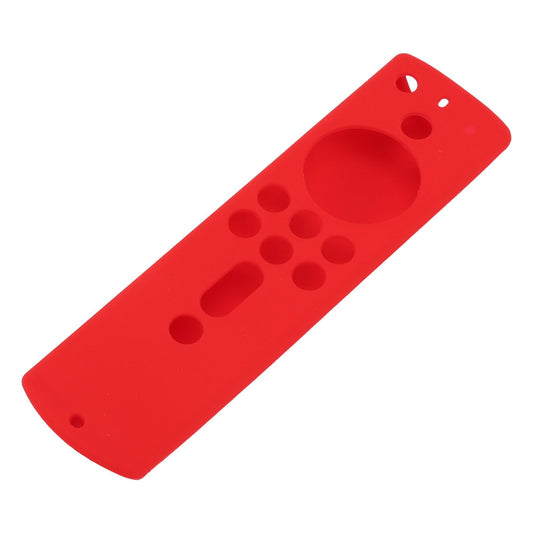 Silicone Protective Case for Fire TV Stick 4K 2018 Remote Control Shockproof Anti Slip Protective Cover Red V1294-YM0512-3117220258011