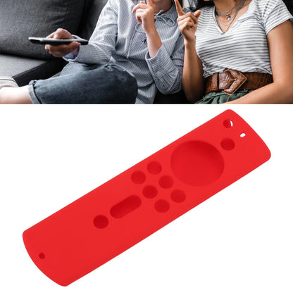 Silicone Protective Case for Fire TV Stick 4K 2018 Remote Control Shockproof Anti Slip Protective Cover Red V1294-YM0512-3117220258011