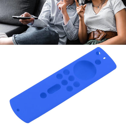 Silicone Protective Case for Fire TV Stick 4K 2018 Remote Control Shockproof Anti Slip Protective Cover Blue V1294-YM0512-3117220258012