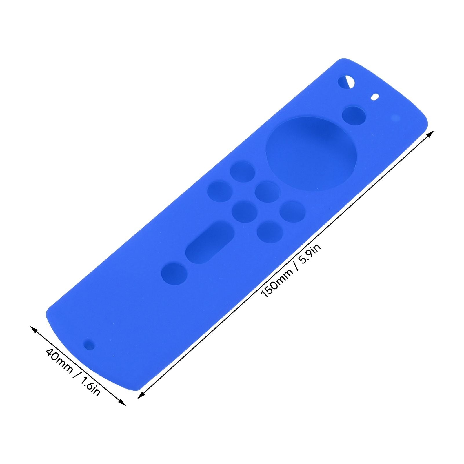 Silicone Protective Case for Fire TV Stick 4K 2018 Remote Control Shockproof Anti Slip Protective Cover Blue V1294-YM0512-3117220258012