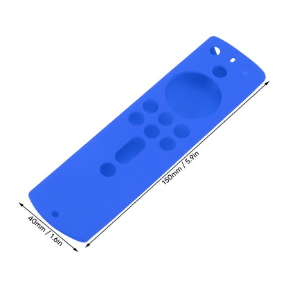 Silicone Protective Case for Fire TV Stick 4K 2018 Remote Control Shockproof Anti Slip Protective Cover Blue V1294-YM0512-3117220258012