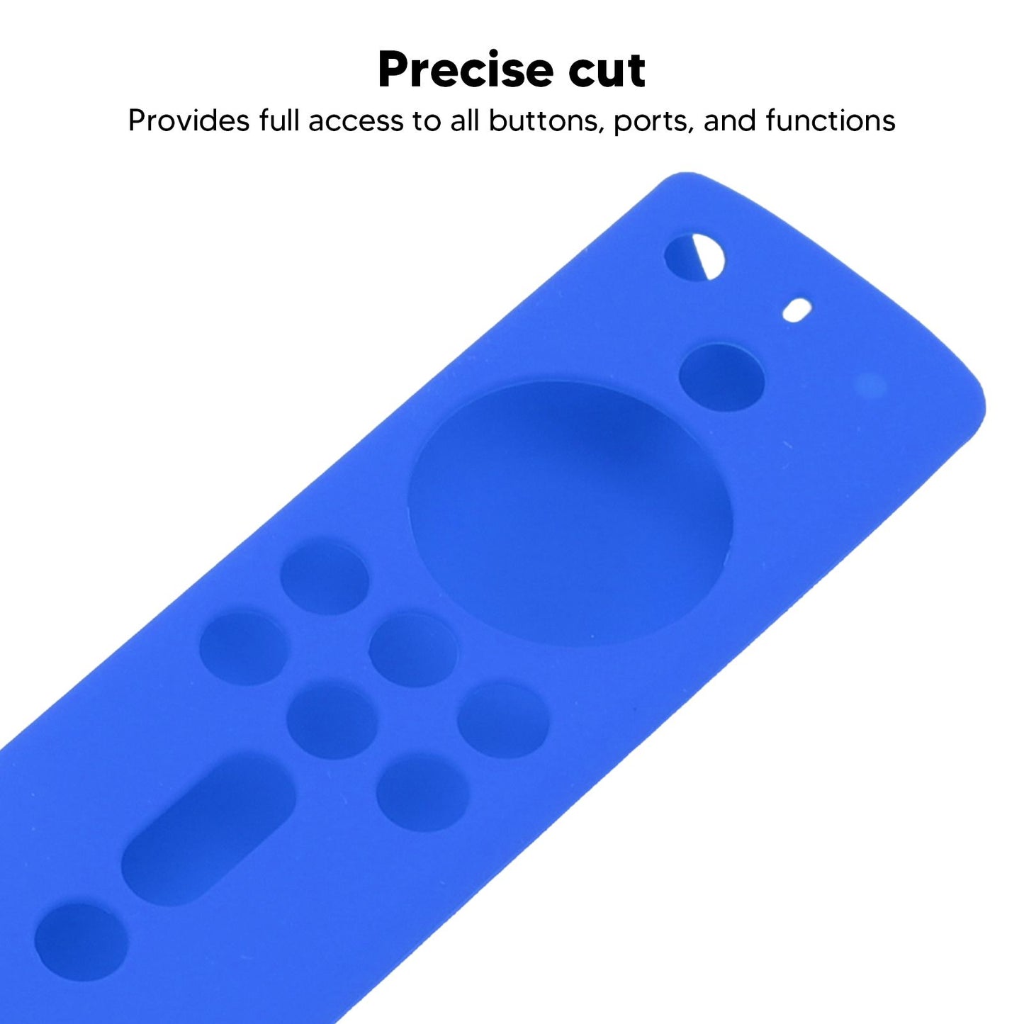 Silicone Protective Case for Fire TV Stick 4K 2018 Remote Control Shockproof Anti Slip Protective Cover Blue V1294-YM0512-3117220258012