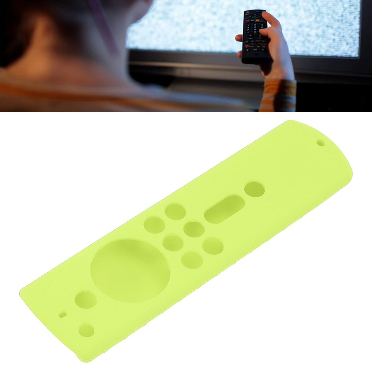 Silicone Protective Case for Fire TV Stick 4K 2018 Remote Control Shockproof Anti Slip Protective Cover V1294-YM0512-3117220258013