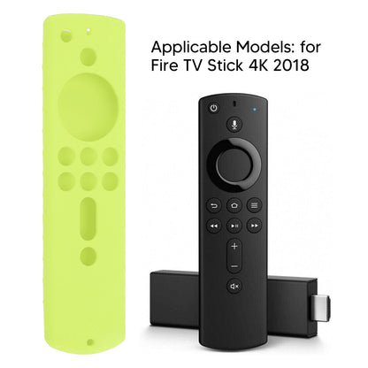 Silicone Protective Case for Fire TV Stick 4K 2018 Remote Control Shockproof Anti Slip Protective Cover V1294-YM0512-3117220258013
