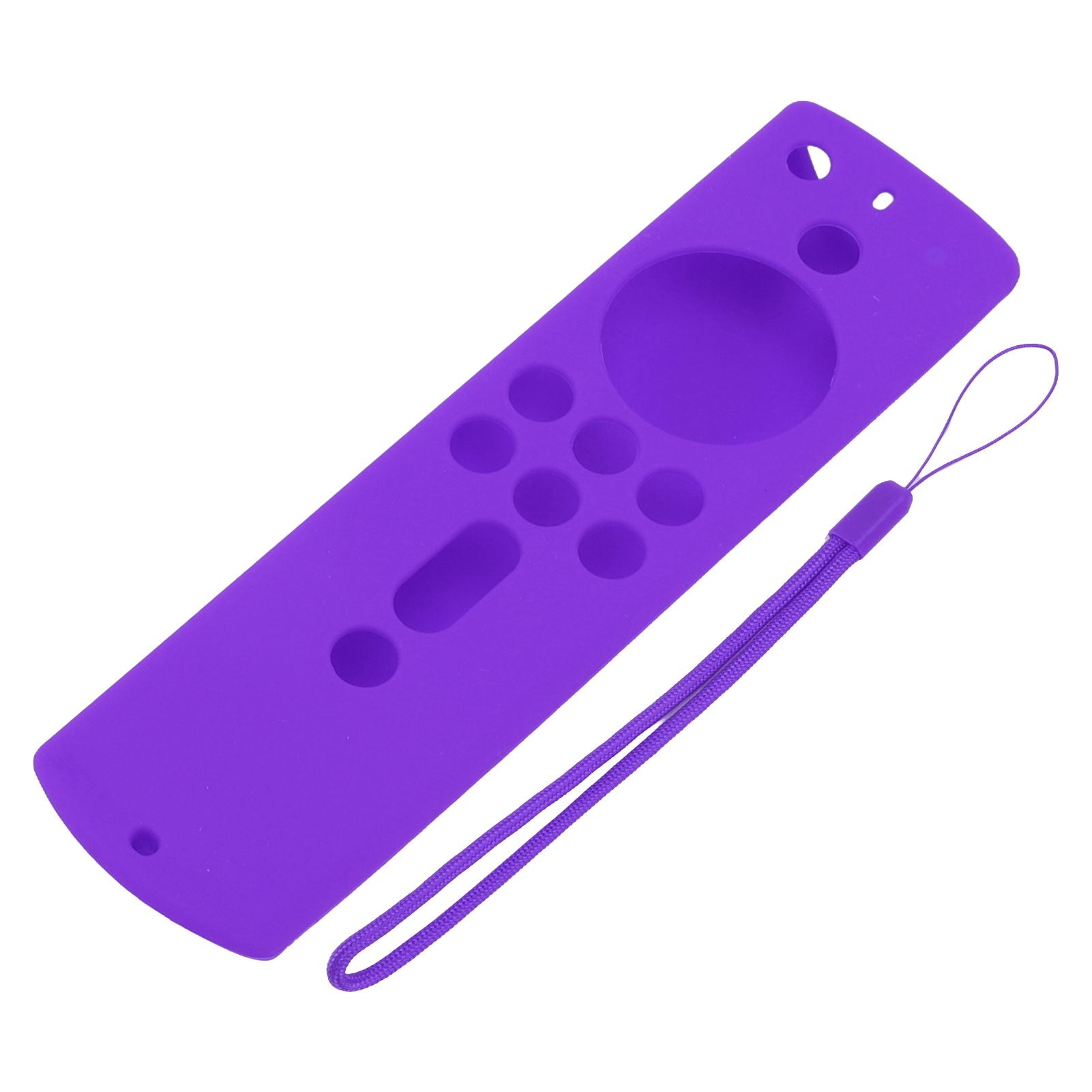 Silicone Protective Case for Fire TV Stick 4K 2018 Remote Control Shockproof Anti Slip Protective Cover Purple V1294-YM0512-3117220258014