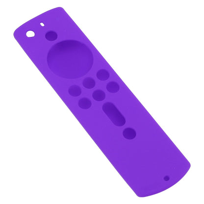 Silicone Protective Case for Fire TV Stick 4K 2018 Remote Control Shockproof Anti Slip Protective Cover Purple V1294-YM0512-3117220258014