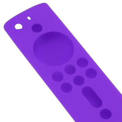Silicone Protective Case for Fire TV Stick 4K 2018 Remote Control Shockproof Anti Slip Protective Cover Purple V1294-YM0512-3117220258014