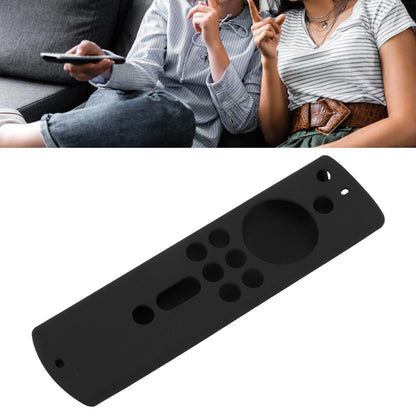 Silicone Protective Case for Fire TV Stick 4K 2018 Remote Control Shockproof Anti Slip Protective Cover Black V1294-YM0512-3117220258015