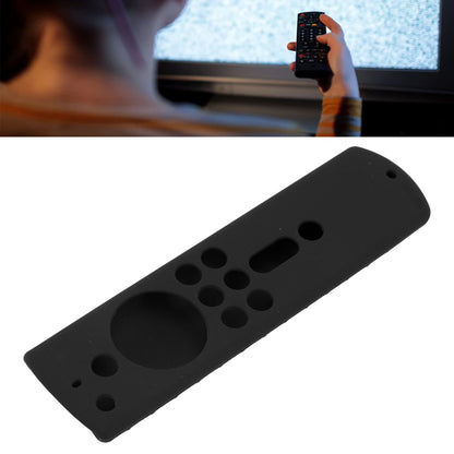 Silicone Protective Case for Fire TV Stick 4K 2018 Remote Control Shockproof Anti Slip Protective Cover Black V1294-YM0512-3117220258015