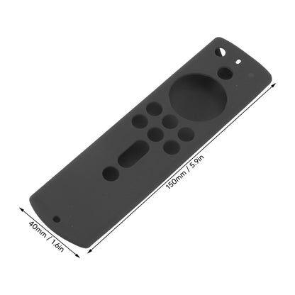 Silicone Protective Case for Fire TV Stick 4K 2018 Remote Control Shockproof Anti Slip Protective Cover Grey V1294-YM0512-3117220258016