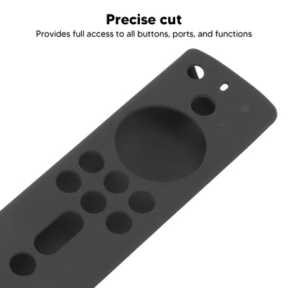 Silicone Protective Case for Fire TV Stick 4K 2018 Remote Control Shockproof Anti Slip Protective Cover Grey V1294-YM0512-3117220258016