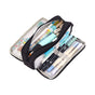 Pencil Pouch With 3 Compartments Large Capacity Double Opening Soft Canvas Dustproof Zipper Pencil Case for V1294-YM0512-3117220258712