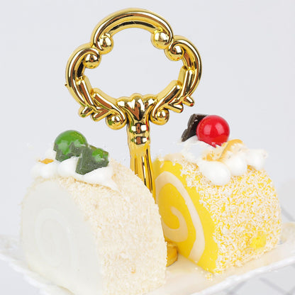 White 3 Tier Cupcake Stand Stable Plastic Decorative Square Dessert Serving Tray Rack for Weddings Parties V1294-YM0512-3117220258811