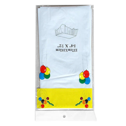 5Pcs Disposable Tablecloth White 137x183cm PE Protective Table Cloth for Wedding Party Tablecloth V1294-YM0512-3117220259011