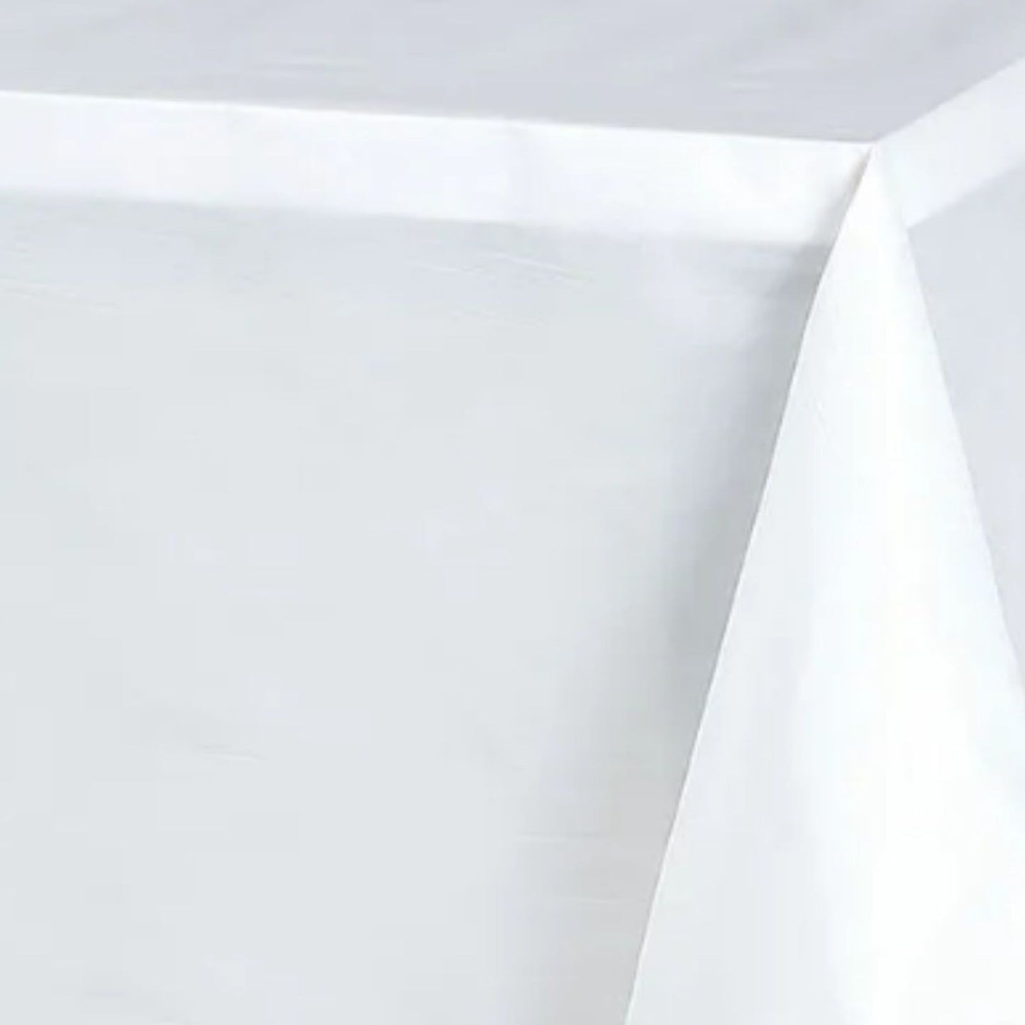 5Pcs Disposable Tablecloth White 137x183cm PE Protective Table Cloth for Wedding Party Tablecloth V1294-YM0512-3117220259011