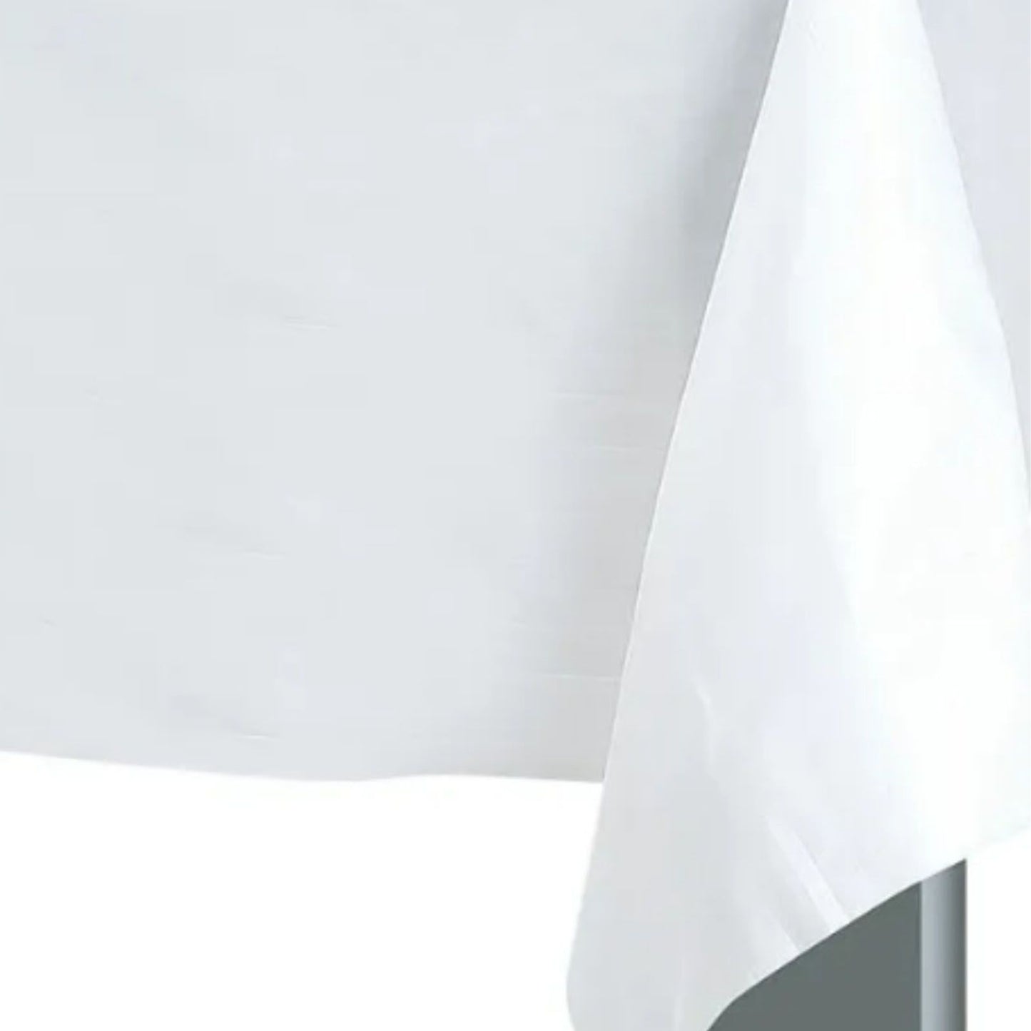 5Pcs Disposable Tablecloth White 137x183cm PE Protective Table Cloth for Wedding Party Tablecloth V1294-YM0512-3117220259011