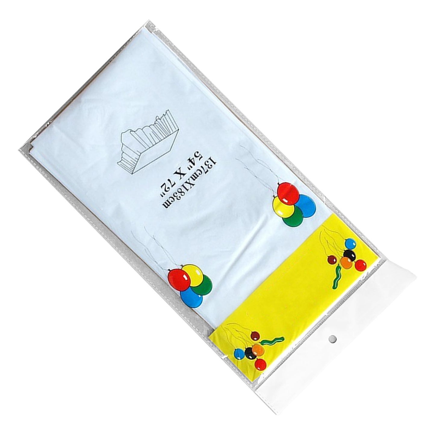 5Pcs Disposable Tablecloth White 137x183cm PE Protective Table Cloth for Wedding Party Tablecloth V1294-YM0512-3117220259011